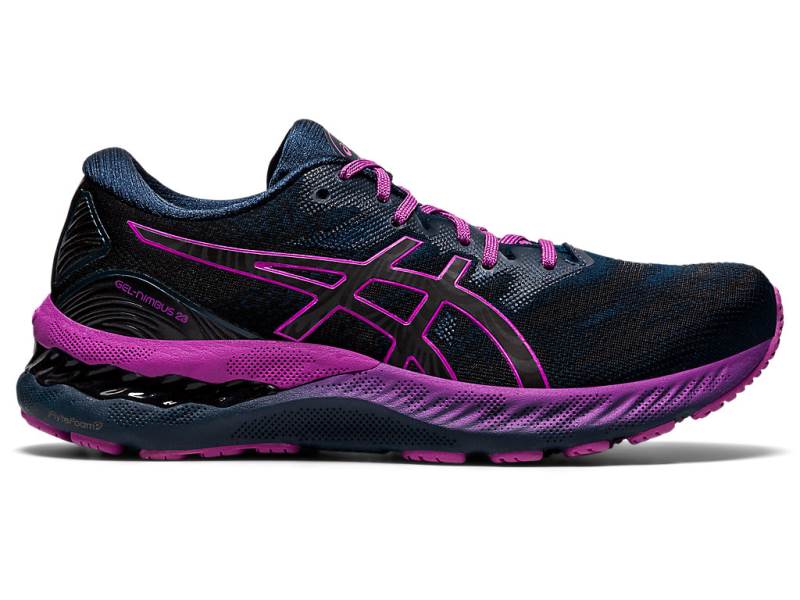 Sapatilhas Running Asics GEL-NIMBUS 23 LITE-SHOW Mulher Azuis, 8900A499.595